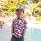 Burlebo Youth Polo - Texas Flag