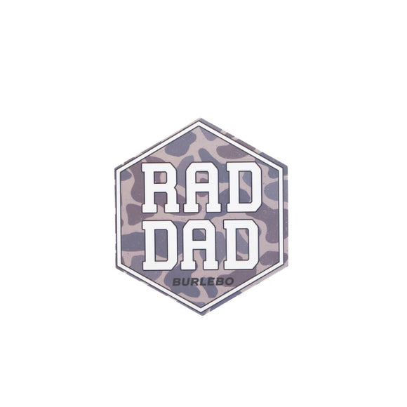 BURLEBO Sticker - Rad Dad Classic Deer Camo – The Chandelier Rose Boutique
