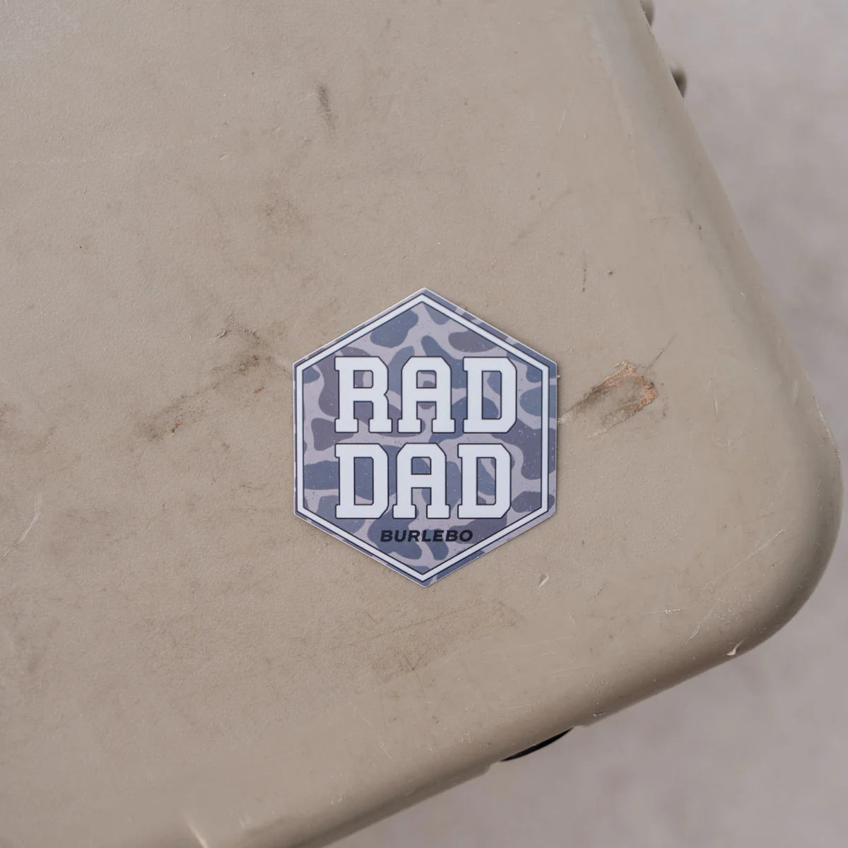 BURLEBO Sticker - Rad Dad Classic Deer Camo