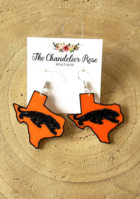 Texas Panther Earrings