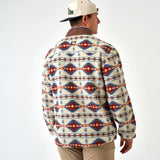 Burlebo Mountain Fleece Sherpa Quarter Zip - Arizona Aztec