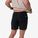 Burlebo 7" Athletic Short - Heather Black - Retro Duck Camo Liner
