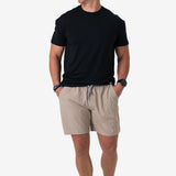 Burlebo 7" Athletic Short - Heather Khaki - Venado Camo Liner