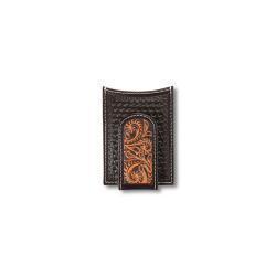 ARIAT CARD CASE CROSS FLORAL FILIGREE MB