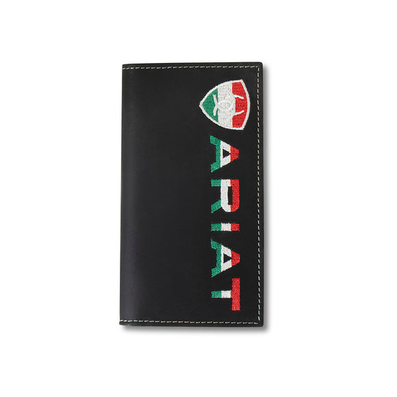 ARIAT RODEO WALLET MEXICAN FLAG COLORS BLACK