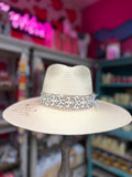 CORRAL ROSE STRAW HAT - NATURAL