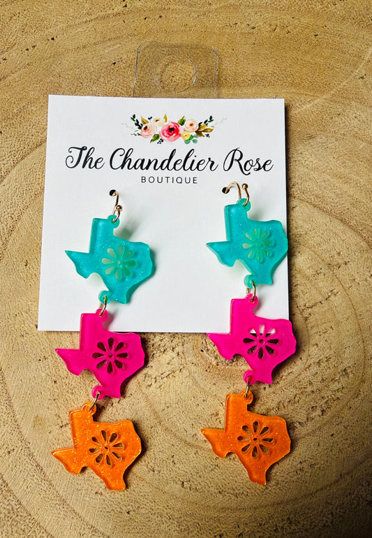 Retro Trio Texas Earrings