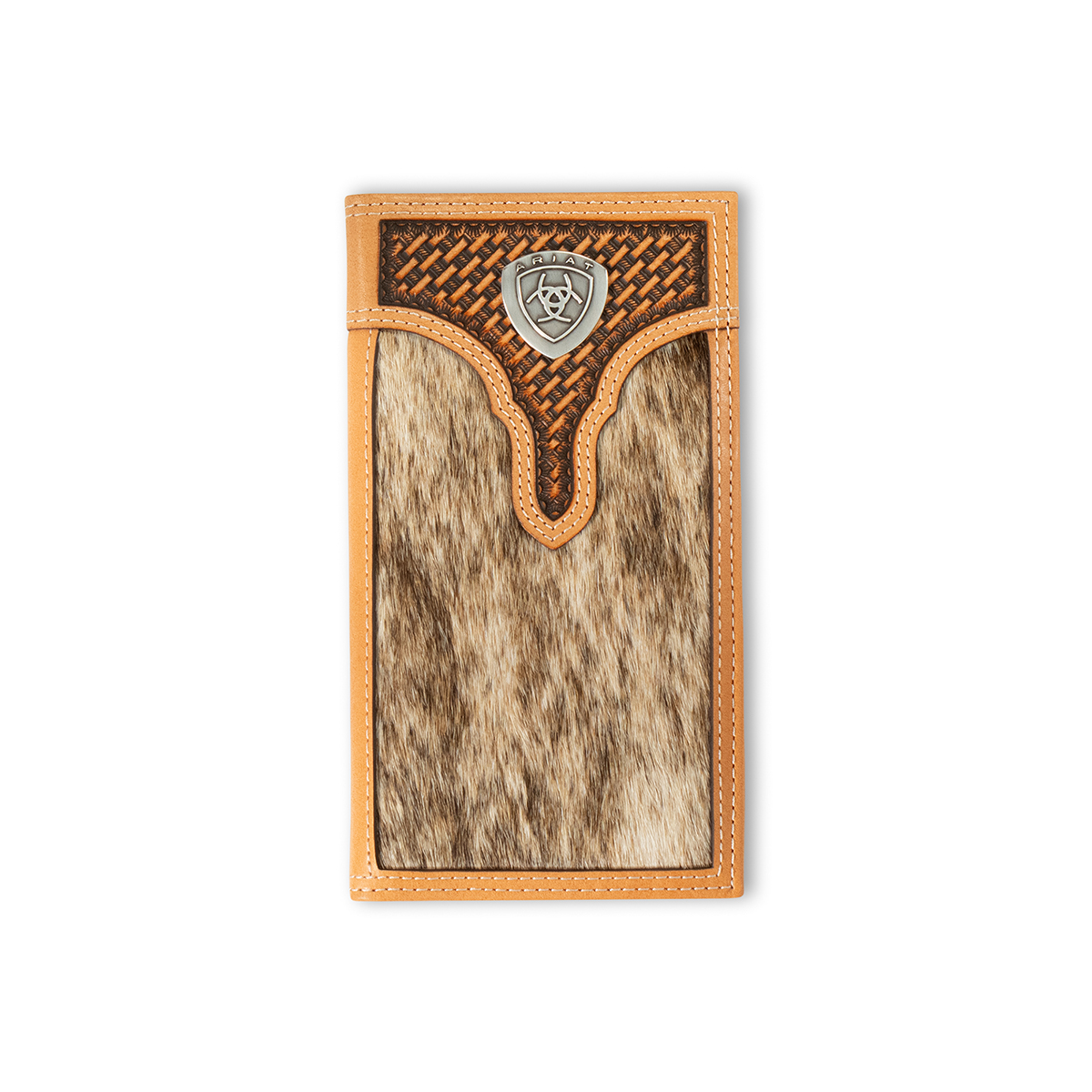 ARIAT RODEO CALF HAIR BASKET WEAVE NATURAL