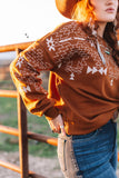 THE SADDLE RANCH SWEATER - SADDLE