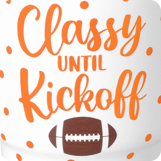 SWIG LIFE CLASSY 'TIL KICKOFF ORANGE Swig Shot 2oz