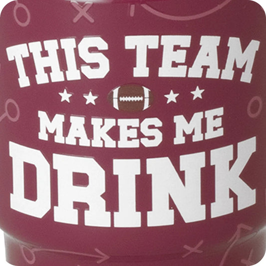 SWIG LIFE THIS TEAM MAKES ME DRINK MAROON Swig Shot 2oz