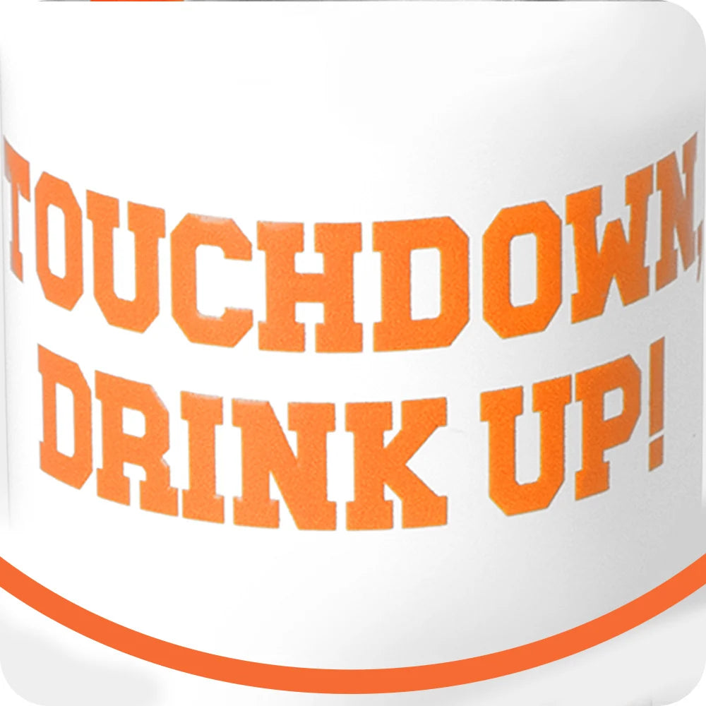 SWIG LIFE TOUCHDOWN DRINK UP ORANGE Swig Shot 2oz