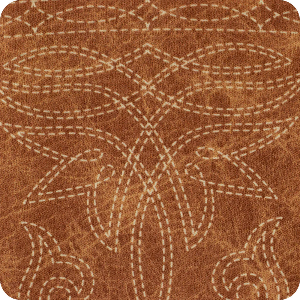 SWIG LIFE SADDLE STITCH COGNAC Slim Can Coolie
