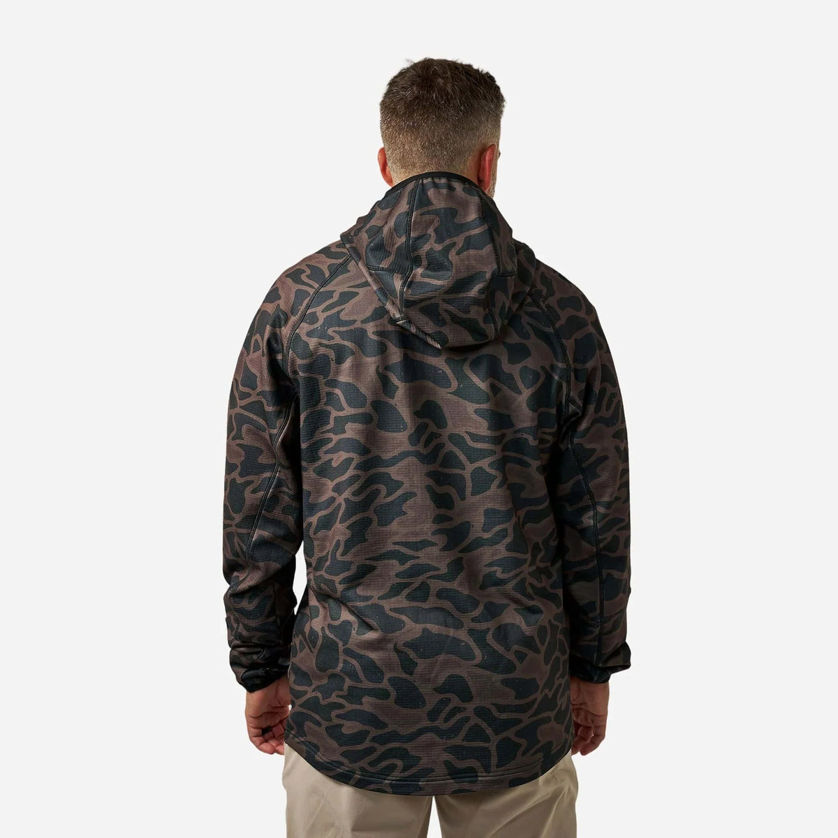 BURLEBO BLAZE TECH QUARTER ZIP - BENDITA CAMO