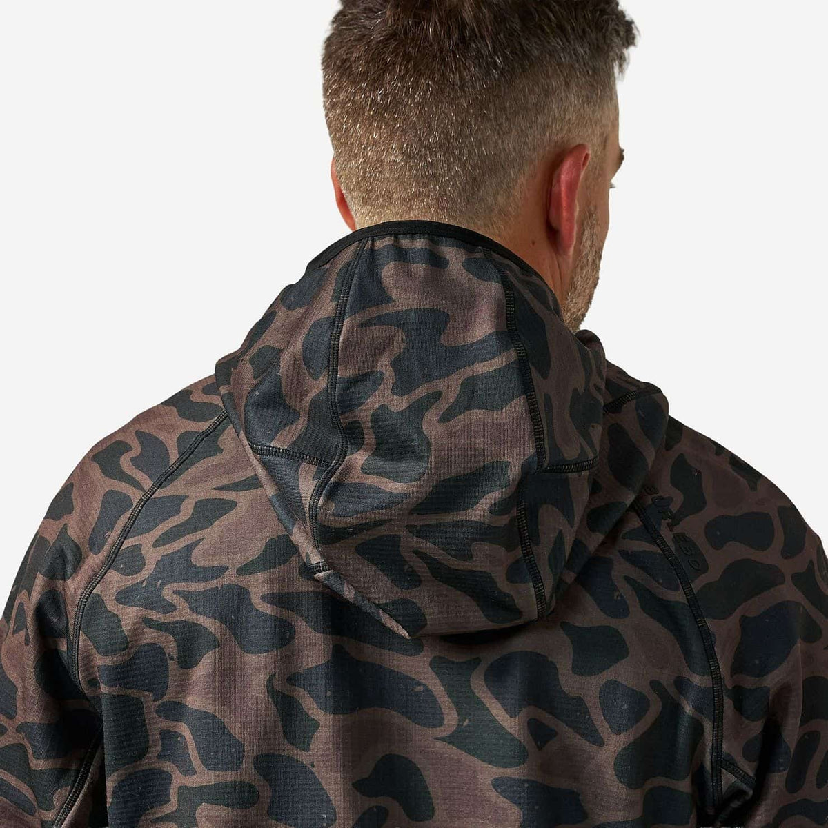 BURLEBO BLAZE TECH QUARTER ZIP - BENDITA CAMO