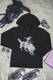 BUCK THE REST VNECK HOODIE