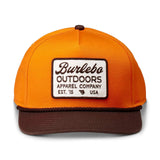 BURLEBO Cap - Blaze Outdoors - Orange & Brown Bill