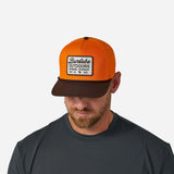 BURLEBO Cap - Blaze Outdoors - Orange & Brown Bill