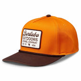 BURLEBO Cap - Blaze Outdoors - Orange & Brown Bill