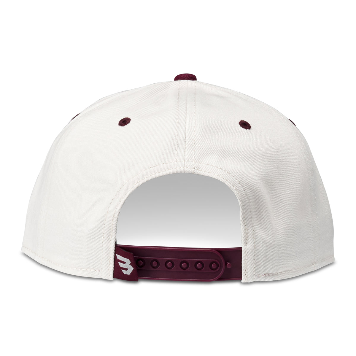 Burlebo Performance Cap  - Outdoors - Cream and Maroon