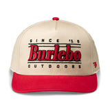 Burlebo Performance Cap  - Retro - Cream and Red