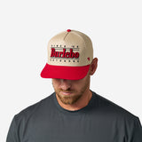 Burlebo Performance Cap  - Retro - Cream and Red