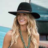 CHARLIE 1 HORSE WANDERLUST HAT BLACK