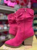 VERY G MOROCCO PINK BOOTIES