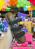 VERY G WOMEN'S STACIA SANDALS - BLACK