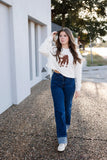 CALF SEASON SWEATER TOP - HERFY