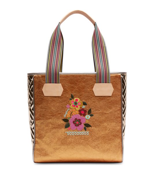CONSUELA BRONZED CLASSIC TOTE