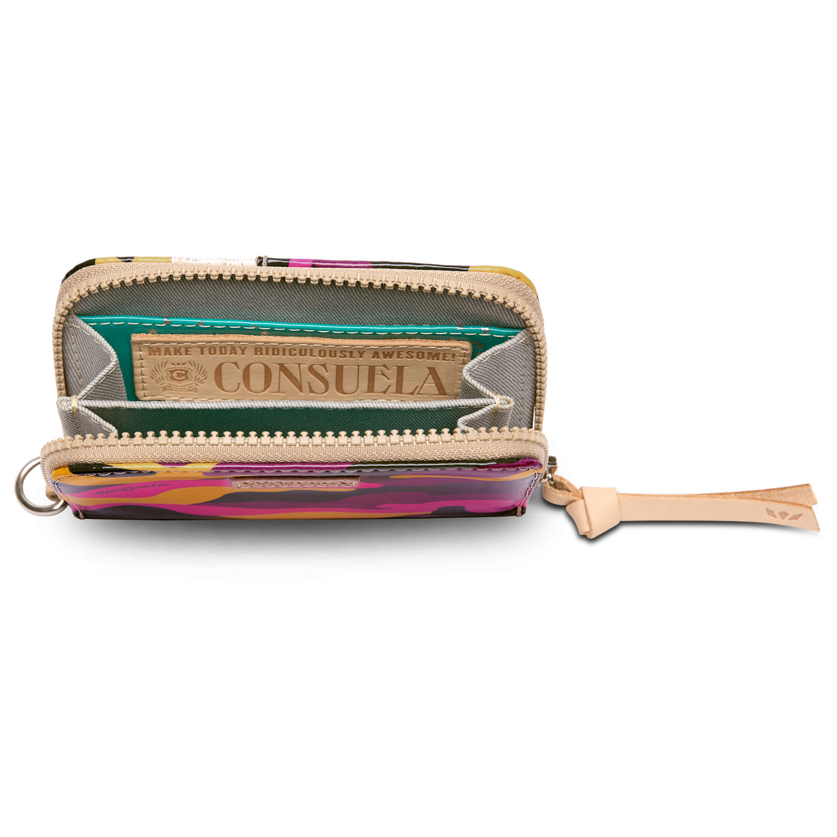 CONSUELA GOLDEN ZIPPY WALLET