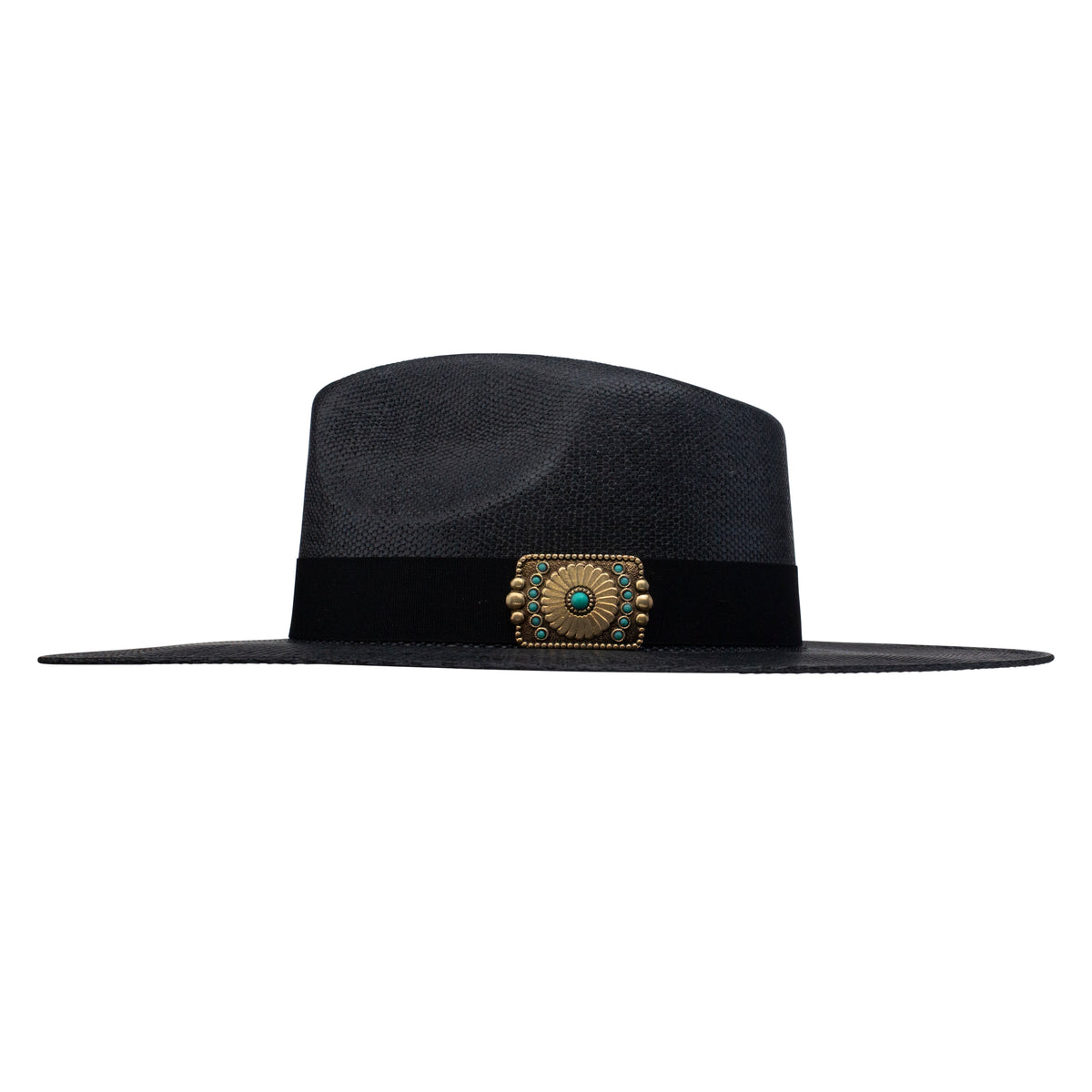 CHARLIE 1 HORSE X LAINEY WILSON BLACK OPAL STRAW HAT - BLACK