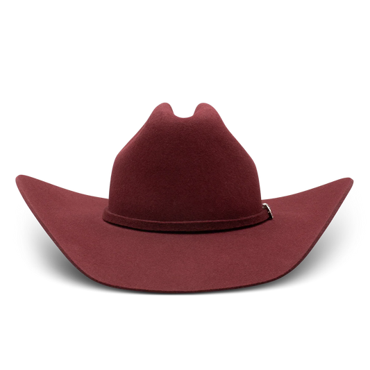 THE COWGIRL HAT BY CHARLIE 1 HORSE  4 5/8 CROWN - CRANBERRY