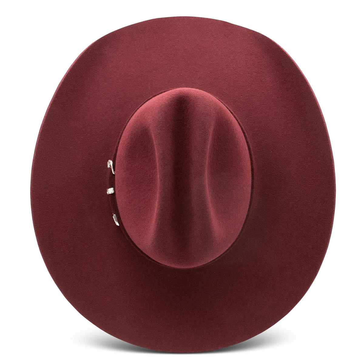 THE COWGIRL HAT BY CHARLIE 1 HORSE  4 5/8 CROWN - CRANBERRY