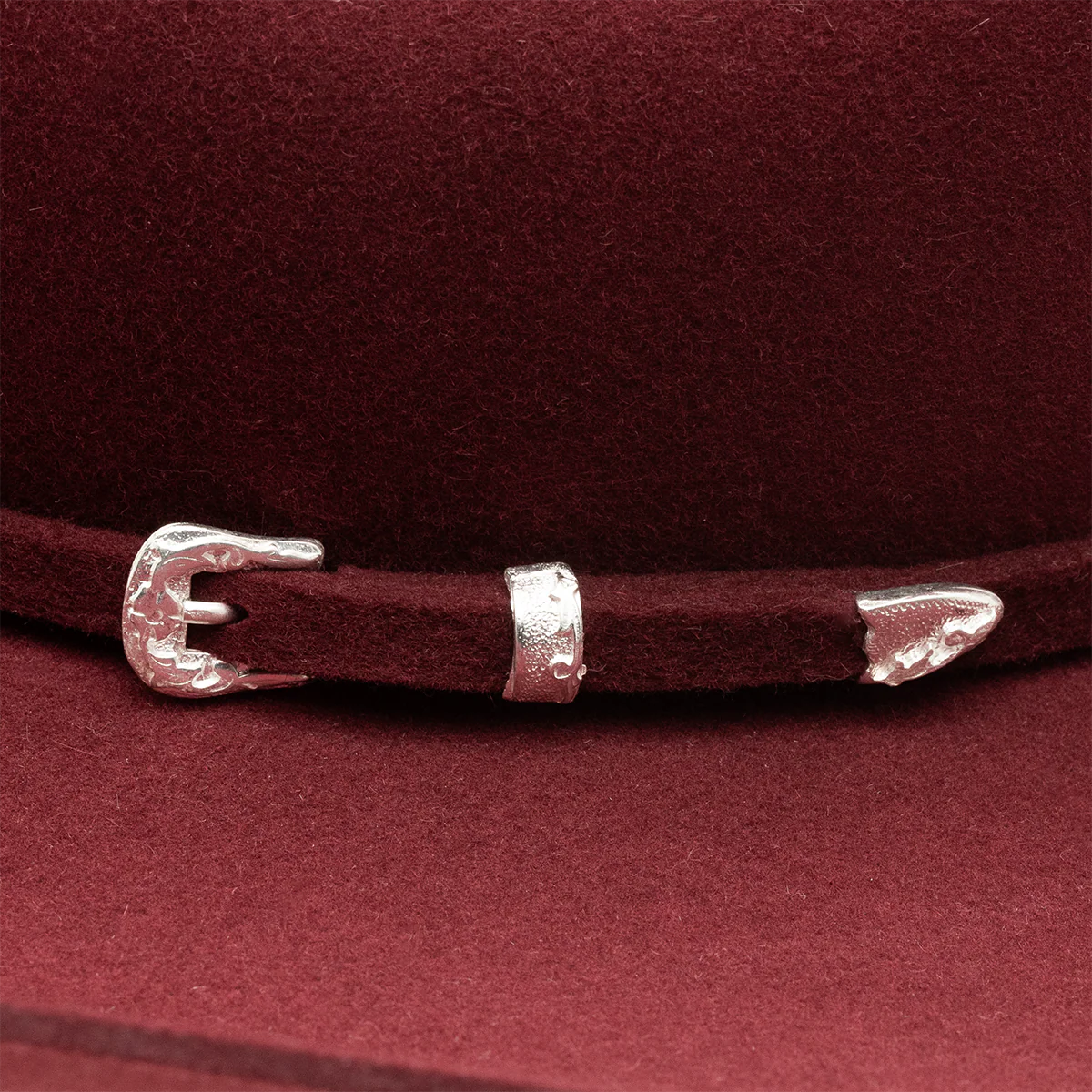 THE COWGIRL HAT BY CHARLIE 1 HORSE  4 5/8 CROWN - CRANBERRY