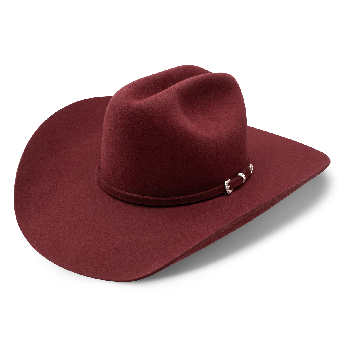 THE COWGIRL HAT BY CHARLIE 1 HORSE  4 5/8 CROWN - CRANBERRY