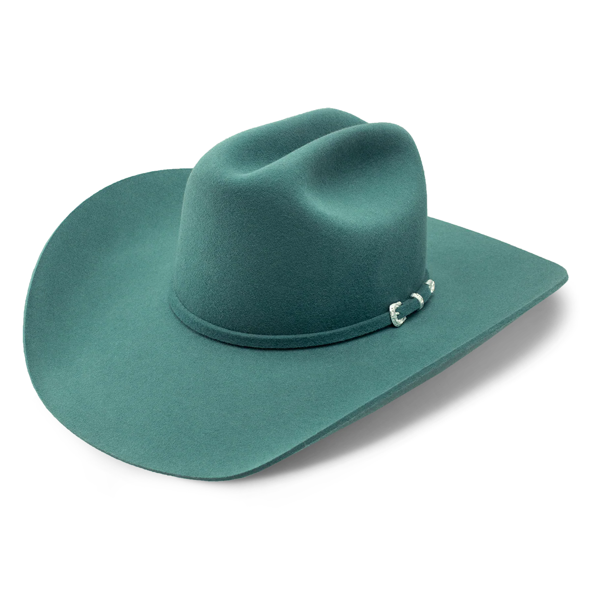 THE COWGIRL HAT BY CHARLIE 1 HORSE  4 5/8 CROWN - TURQUOISE