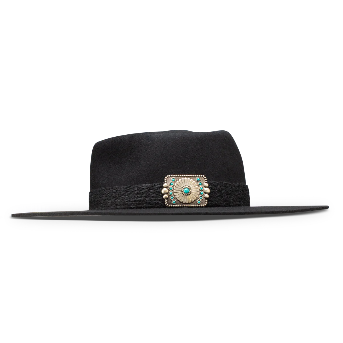 CHARLIE 1 HORSE FLING BLACK FELT HAT