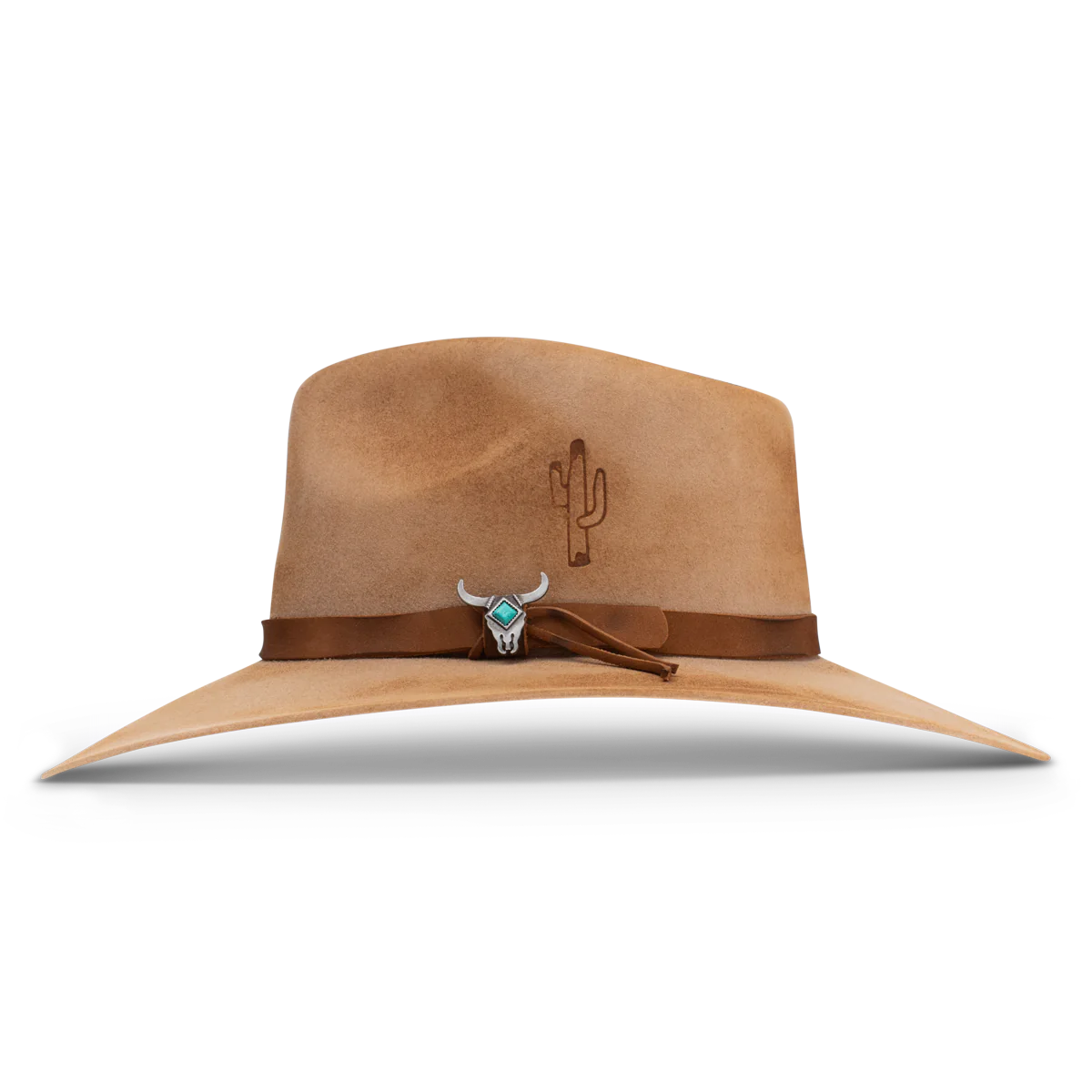 CHARLIE 1 HORSE LAKOTA FELT HAT