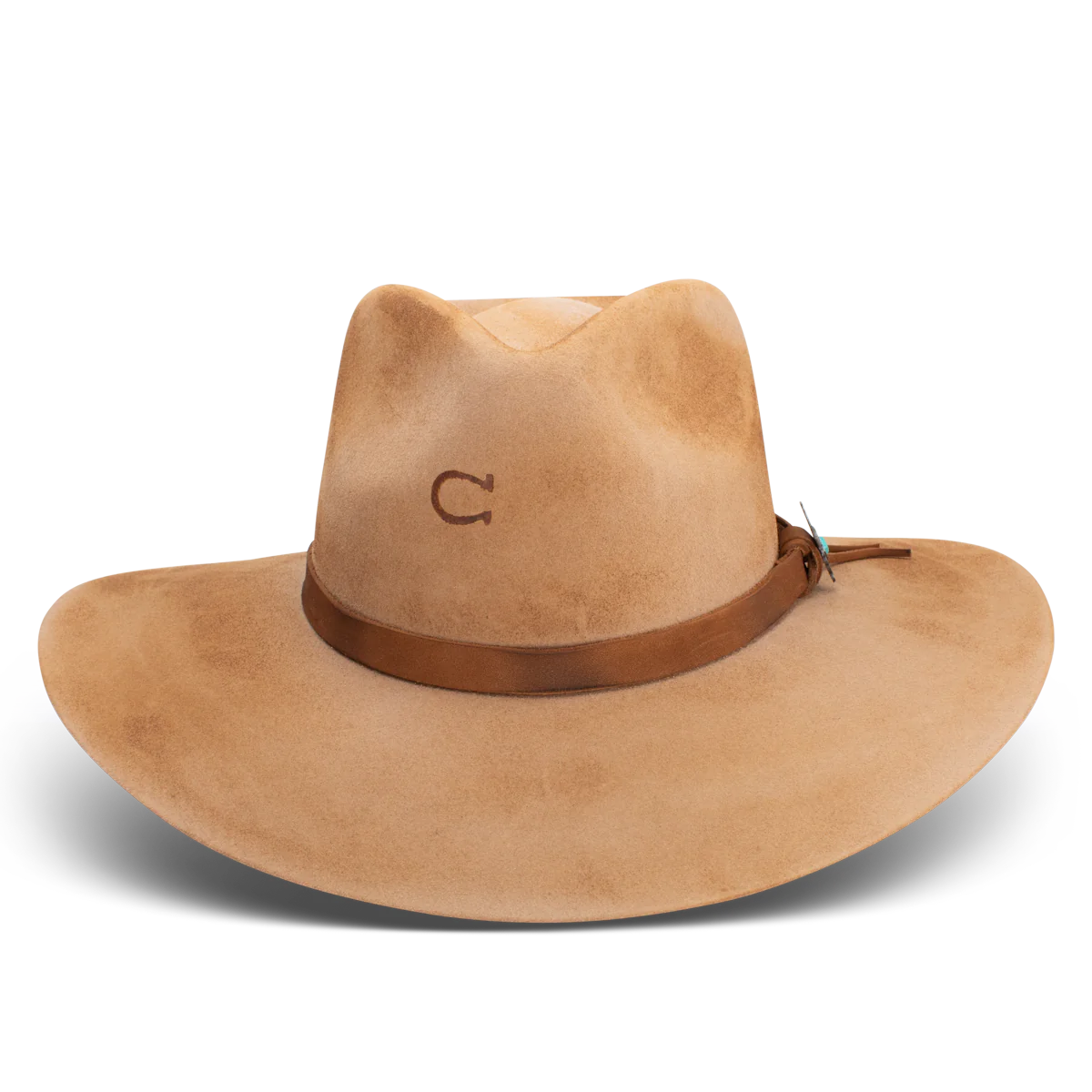 CHARLIE 1 HORSE LAKOTA FELT HAT