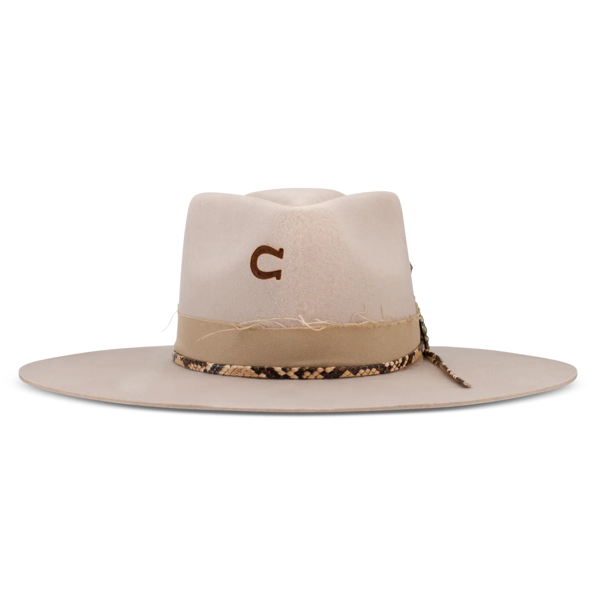 CHARLIE 1 HORSE SPEAR POINT FASHION HAT - SILVER BELLY