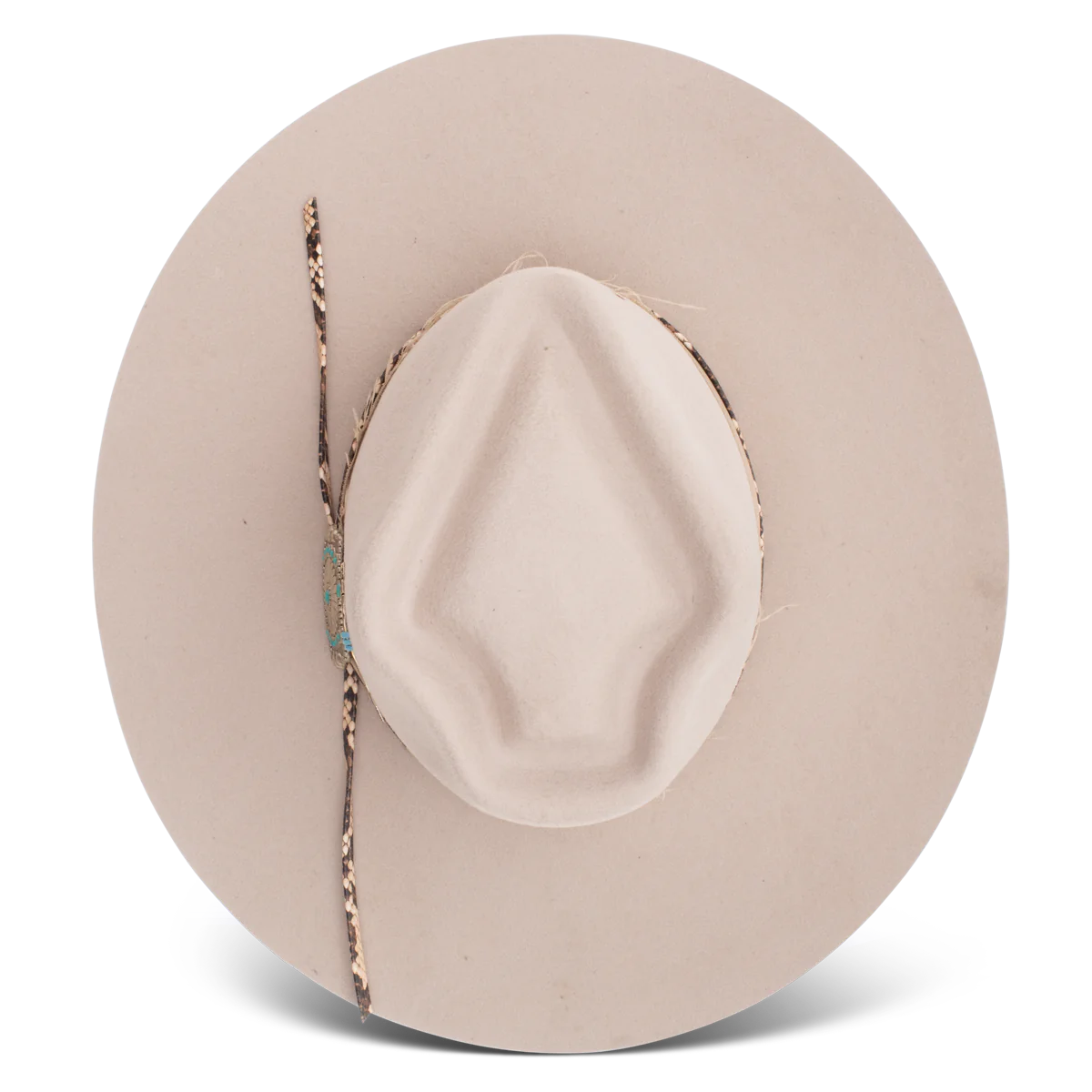 CHARLIE 1 HORSE SPEAR POINT FASHION HAT - SILVER BELLY