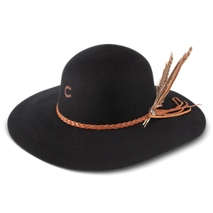 CHARLIE 1 HORSE WANDERLUST HAT BLACK