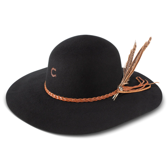 CHARLIE 1 HORSE WANDERLUST HAT BLACK