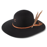 CHARLIE 1 HORSE WANDERLUST HAT BLACK