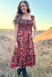 CANYON PAISLEY DRESS