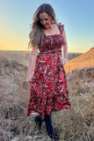 CANYON PAISLEY DRESS