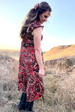 CANYON PAISLEY DRESS