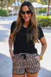 SAFARI CHIC LEOPARD EVERYDAY SHORTS